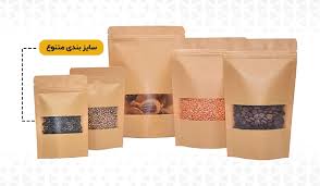پاکت کرافت پنجره دار